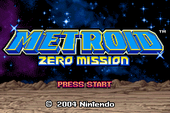 Metroid Zero Mission - Menu Hack